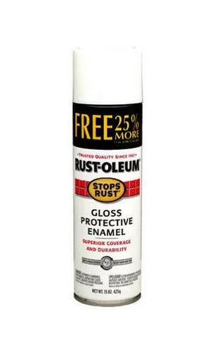 Rust-Oleum Stops Rust Gloss Protective Enamel Spray Paint (12 oz., Black)