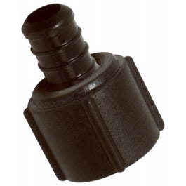 Pipe Fitting, Poly Pex Straight Adapter, 1/2-In.