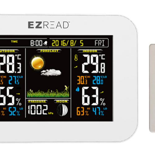 Headwind EZREAD® Full Color Weather Station & Moon Cycles (7x5 (screen size 5'3))