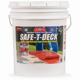 Safe-T-Deck Skid-Resistant Paint, Tintable White, 5-Gallons