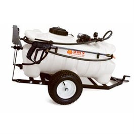 Trailer Sprayer, 2-GPM, White, 25-Gallon Tank