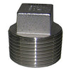 Stainless Steel Pipe Plug, 1/2-In.