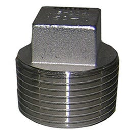 Stainless Steel Pipe Plug, 1/2-In.