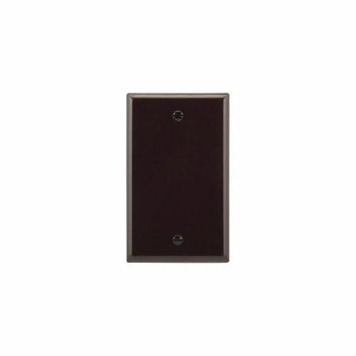 Eaton Cooper Wiring Cooper Blank Wallplate, Brown (Brown, 1 Gang)