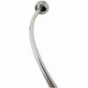 Zenith Zenna Home Curved Shower Rod Adjustable Chrome Aluminum
