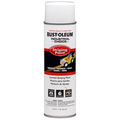 Rust-Oleum Industrial Choice® S1600 System Inverted Striping Paint Spray White 17 oz. (White, 17 oz.)