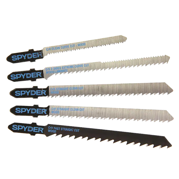 Spyder Wood Cutting 5pc Jig Saw Kit (5 Piece)