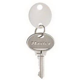 Key Tag, White Plastic, Oval, 20-Pk.