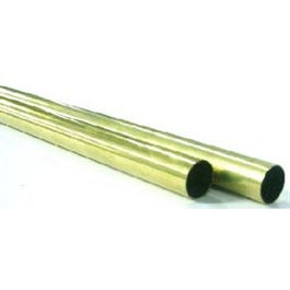 Round Brass Tube, .014 x 5/8 x 36-In.