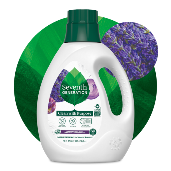 Seventh Generation Liquid Laundry Detergent - Fresh Lavender (90 oz)