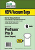 Clean Obsessed ProTeam Super Coach Pro 6 H-10 HEPA Vacuum Cleaner Bags