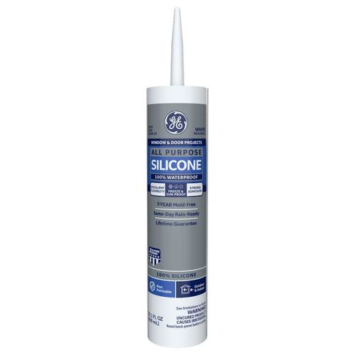 GE Sealants All Purpose Silicone 1® Sealant 10.1 Oz. Clear