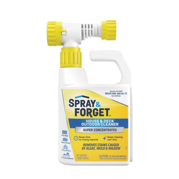 Spray & Forget House & Deck Outdoor Cleaner with a Hose End Adapter