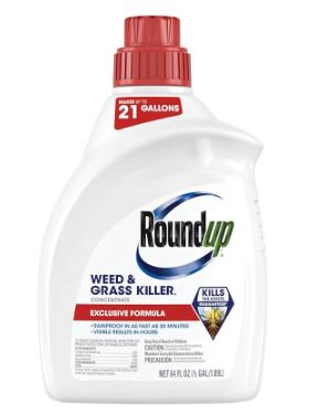 Roundup Exclusive Formula Concentrate Weed & Grass Killer (64 Oz)