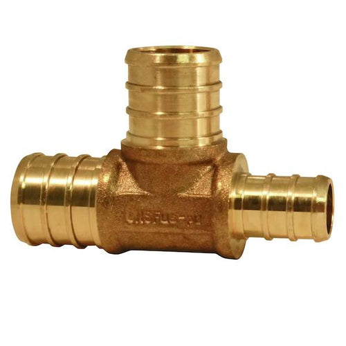 Apollo Brass PEX Barb Reducing Tee (3/4 in. x 1/2 in. x 3/4 in.)