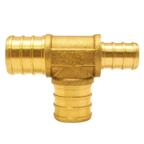 Apollo Brass PEX Barb Reducing Tee (3/4 in. x 1/2 in. x 3/4 in.)