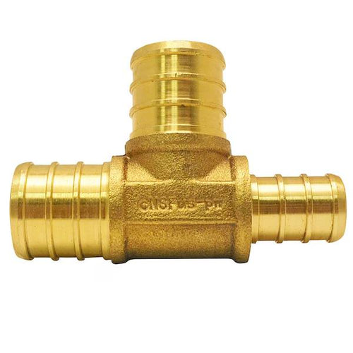 Apollo Brass PEX Barb Reducing Tee (3/4 in. x 1/2 in. x 3/4 in.)