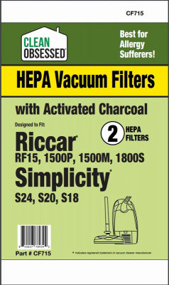 Clean Obsessed Riccar HEPA Vacuum Cleaner Filter