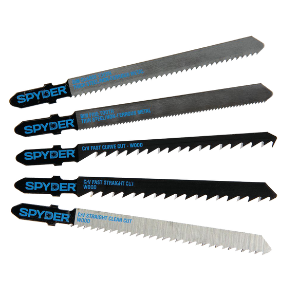 Spyder Multi-Material 5pc Jig Saw Kit (5 Piece)