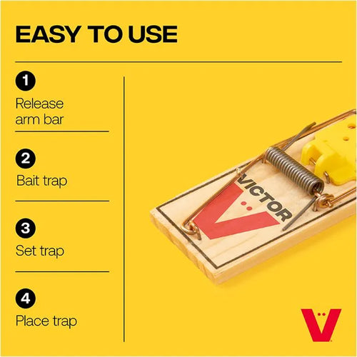 Victor® Wide Pedal Mouse Trap (4 Pack)