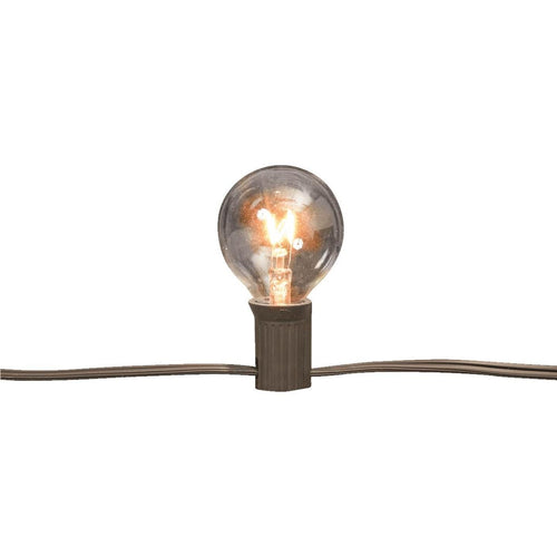 Gerson 5W Clear Candelabra Base G40 Incandescent Patio Set Light Bulb (2-Pack)