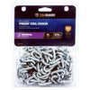 Proof Coil Chain, Zinc Plated, 3/16-In. x 10-Ft.