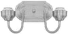 2 LIGHT OIL RUB BRONZE WALL BRACKET