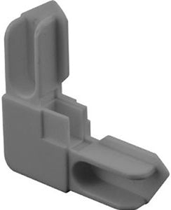 3/8  GRAY WINDOW FRAME CORNER 20/P