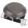 Roof-Mount Power Attic Ventilator, Brown, 1650-Sq. Ft.