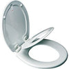 Round NextStep(TM) Child/Adult Toilet Seat, Whisper-Close(TM), Easy-Clean & Change(TM) Hinge, STA-TITE(TM), White