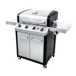 Signature Series LP Gas Grill, 4-Burners + Side Burner, 43,000 BTUs