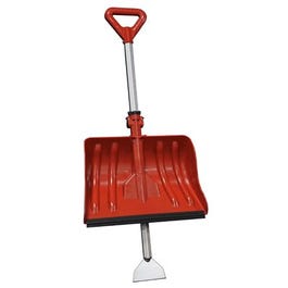 Snow Shovel & Ice Scraper, Dual Position Head