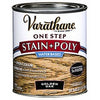 Stain & Polyurethane, Water-Based, Golden Oak, 1-Qt.