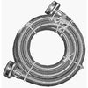 Stainless-Steel Washing Machine Hose, Stainless-Steel, 3/4 x 3/4 x 72-In.