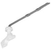 Trip Lever, Plastic, White