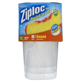 Twist-N-Loc Container, Medium, 2-Ct.