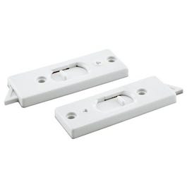 Window Tilt Latch With Lock, White, 2-Pk.