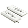 Window Tilt Latch, White Vinyl, 2-Pk.
