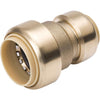 ProLine 1 In. x 3/4 In. Brass Push Fit Coupling