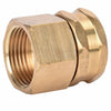 Green Thumb Threaded Pipe To Hose Connector Brass Swivel Double Female