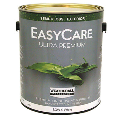 True Value EasyCare Ultra Premium WeatherAll Exterior Latex House Paint Semi-Gloss White