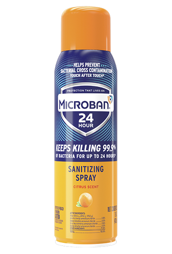 Microban Sanitizing Spray Citrus