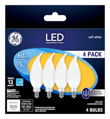 GE LED Decorative Light Bulb Frosted