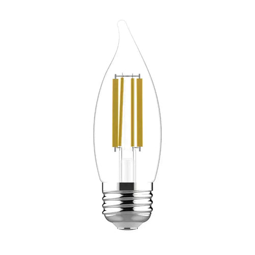 GE Ultra Bright LED 75 Watt Replacement Soft White CA11 Deco - Candle Bulbs