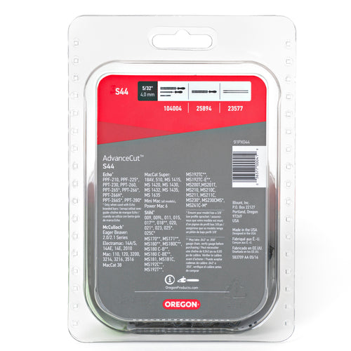 Oregon S44 AdvanceCut Saw Chain for 12 in. Bar