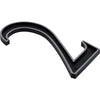 Hillman Black & Silver Reflective Plastic House Number 2