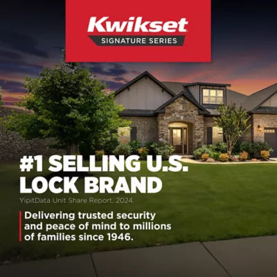 Kwikset 980 Deadbolt Keyed One Side - featuring SmartKey