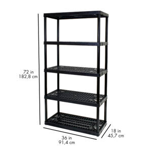 Gracious Living 5 Shelf Heavy Duty Ventilated