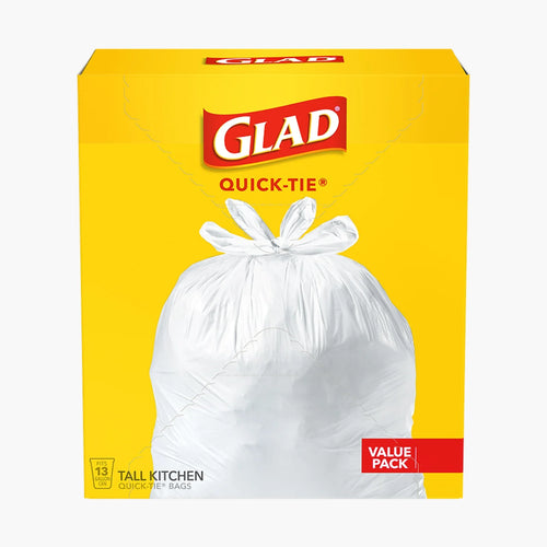 Glad Kitchen Quick Tie Trash Bags