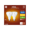 GE Relax HD LED 90 Watt Replacement, Soft White, BR30 Indoor Floodlight Bulbs (2 Pack)